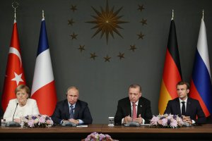 Liderler, Suriye konulu dörtlü zirve sonrası ortak basın toplantısı yaptı