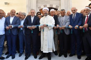 Kazasker Mehmet Efendi Camii'nin resmi açılışı yapıldı